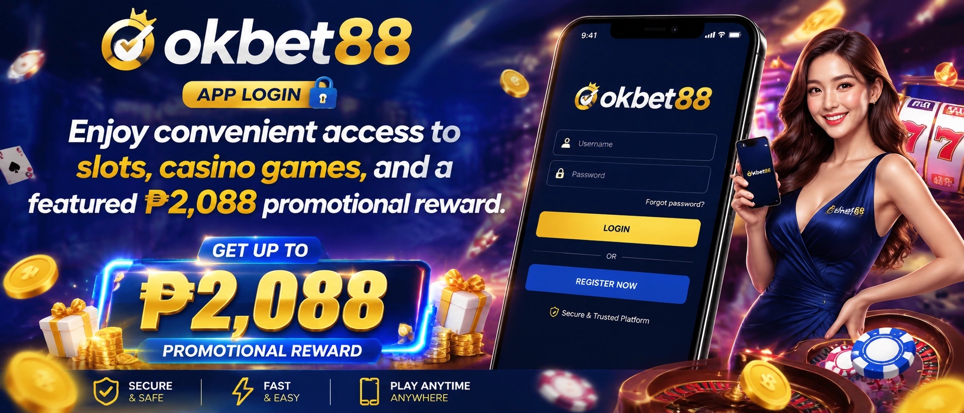 OKBET88 Philippines homepage visual 3