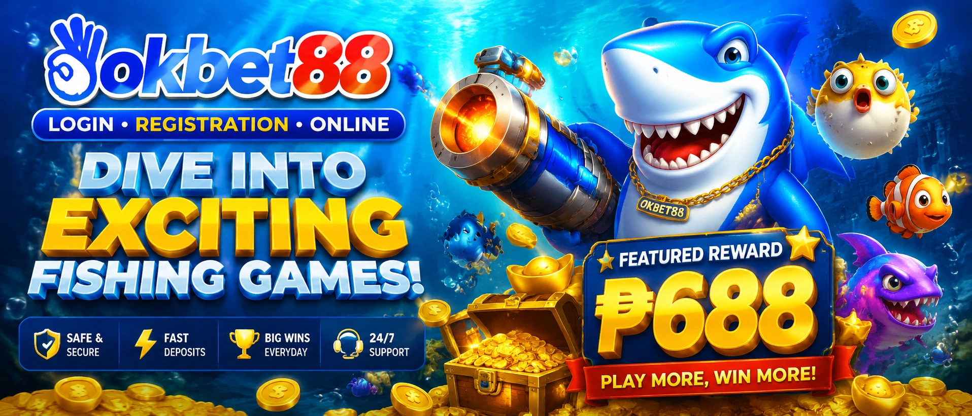Fishing game screen with target-focused layout